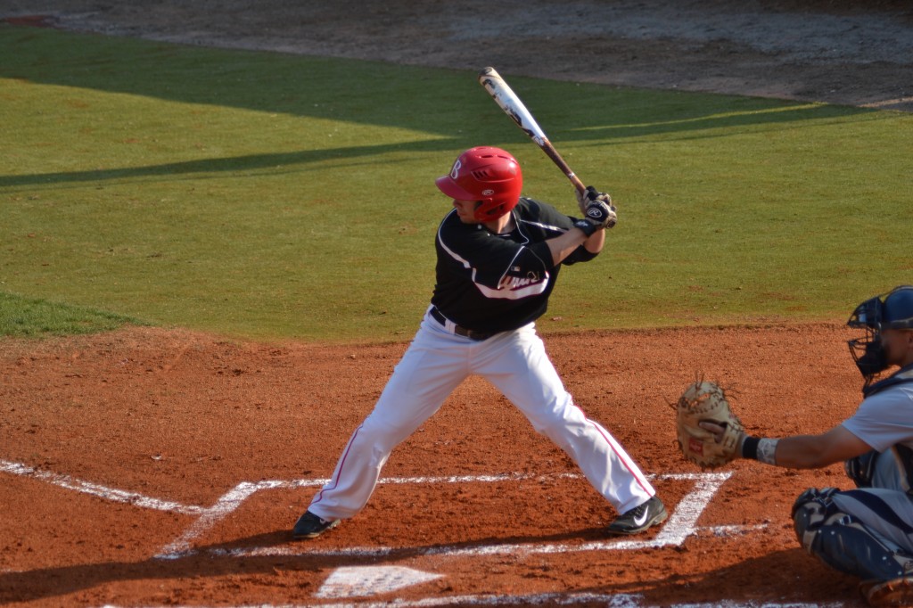 Kevin Roberts at the plate / Photo by Kat Frazier